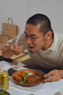 「熊谷幸治・大谷工作室 二人展」 ごはん会の様子_d0087761_2372661.jpg