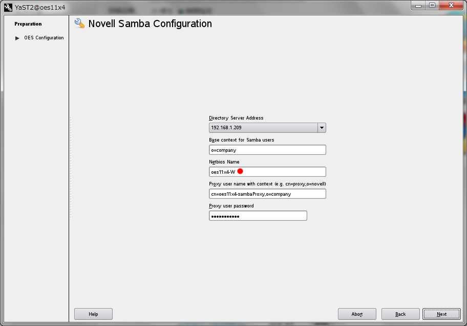 Novell OES Linux への Novell Samba のインストール_a0056607_132690.jpg