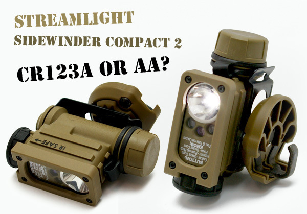 単三もCR123Aも使える！STREAMLIGHT SIDEWINDER COMPACT 2 : IZAブログ