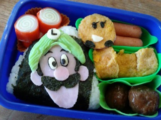 キャラ弁 ルイージの夢 Paroの育児日記 ハンドメイド 時々バレエ