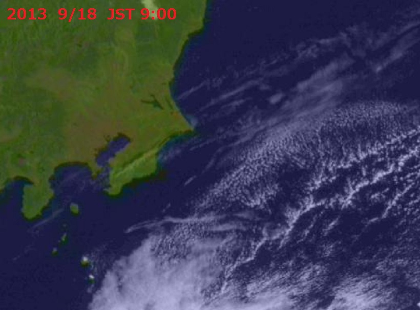 9 18 東日本の筋状雲と北海道の波状雲 気になる雲