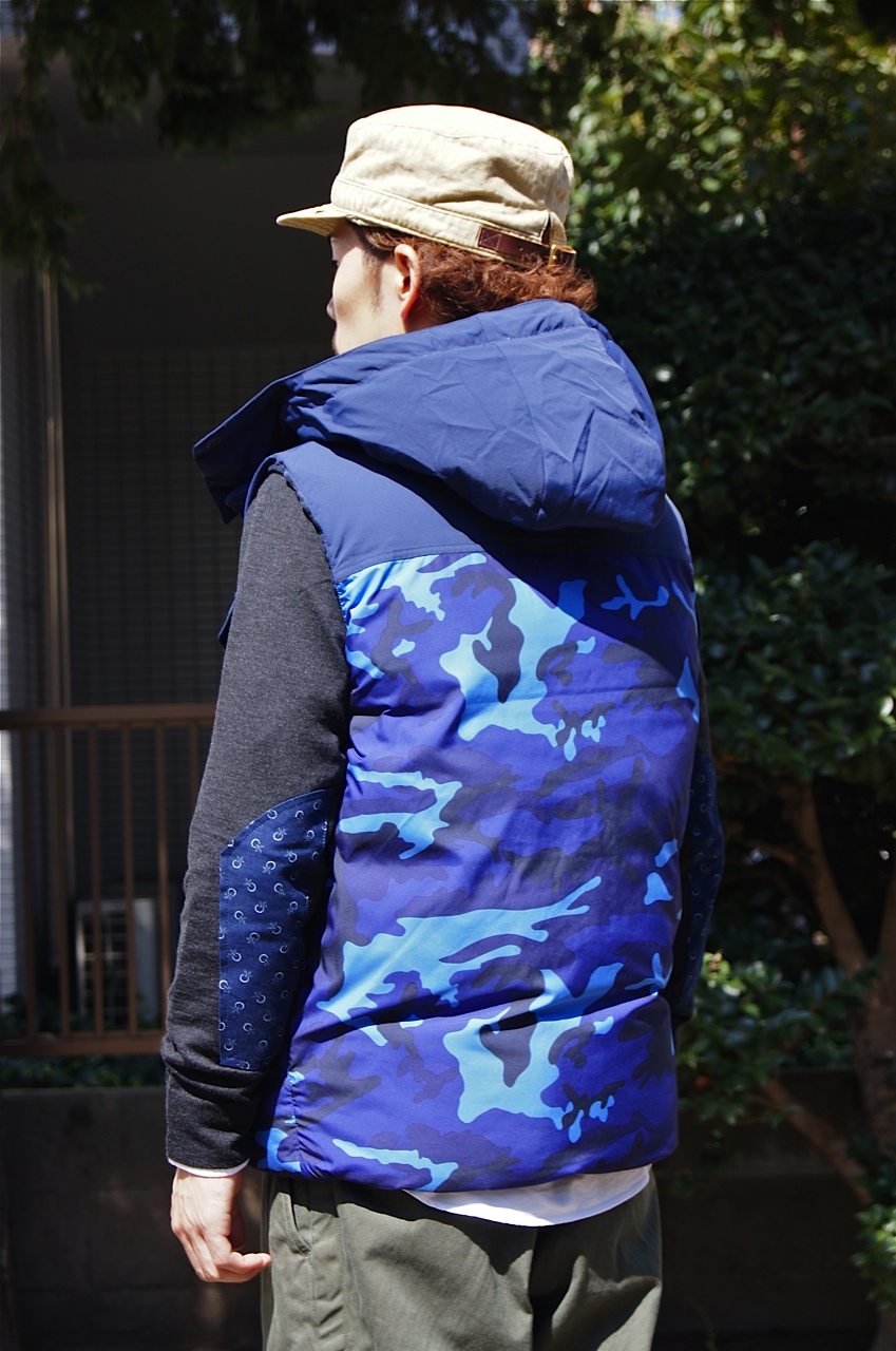 F.C.R.B. - REVERSIBLE DOWN VEST and more : UNDERPASS 