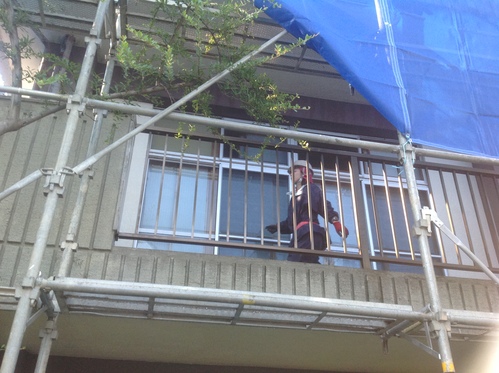 2日目の作業 高圧洗浄_f0031037_2015371.jpg