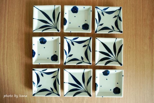 砥部焼の正角皿 : KANAり気まま・・・
