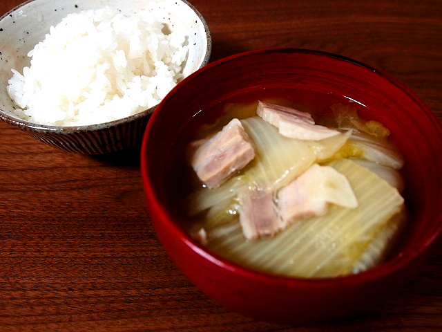 セリと玉ねぎの牛しゃぶ_a0258686_7593139.jpg