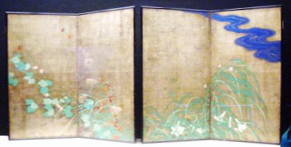 酒井抱一《秋夏草図屏風》・《四季花鳥図巻》など　＠東京国立博物館_b0044404_21343537.jpg