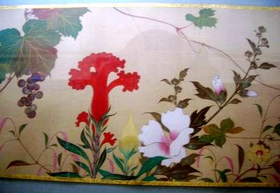 酒井抱一《秋夏草図屏風》・《四季花鳥図巻》など　＠東京国立博物館_b0044404_21371251.jpg