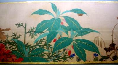酒井抱一《秋夏草図屏風》・《四季花鳥図巻》など　＠東京国立博物館_b0044404_21393760.jpg