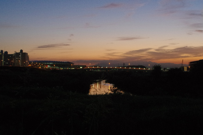 台風の翌日の夕焼け 2_b0151409_22201323.jpg