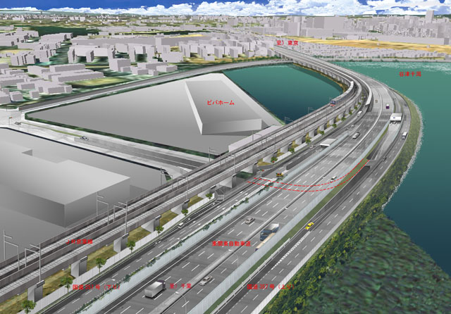 谷津船橋インターチェンジ（東関東自動車道）の開通_c0236527_3271880.jpg