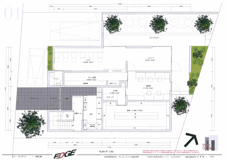 二つの接道と顔を持つ住宅とCAFE~提案_f0212875_1022234.png