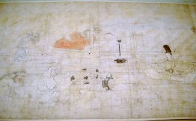 《華厳宗祖師絵伝》、《土蜘蛛草紙絵巻》、《拾遺古惣伝絵巻》　＠東京国立博物館_b0044404_839212.jpg