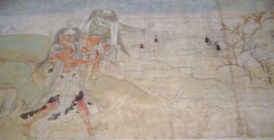 《華厳宗祖師絵伝》、《土蜘蛛草紙絵巻》、《拾遺古惣伝絵巻》　＠東京国立博物館_b0044404_8445530.jpg