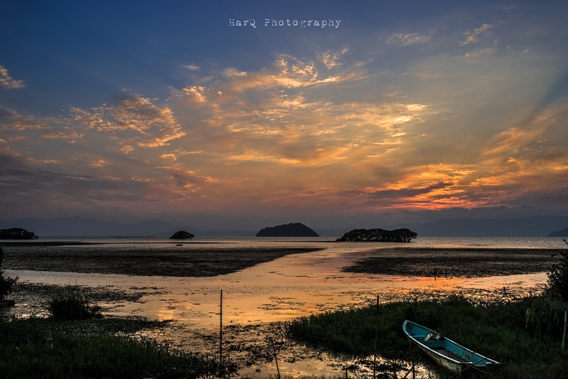 琵琶湖・湖北夕景（X-Pro1バージョン）_c0198227_18295040.jpg