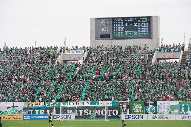 J2 松本山雅fcvsガンバ大阪を観戦 Po目指し 日本代表を擁する首位ガンバに挑む 中編 Photo Blog 人生の半ばを過ぎて