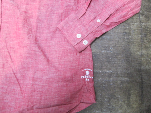 爽やかに・・・★★★ RED Shambre SHIRTS 。。。By PATRICK_d0152280_12575133.jpg