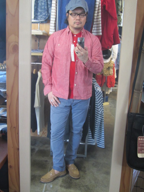 爽やかに・・・★★★ RED Shambre SHIRTS 。。。By PATRICK_d0152280_1342999.jpg