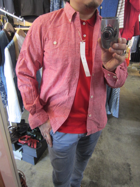 爽やかに・・・★★★ RED Shambre SHIRTS 。。。By PATRICK_d0152280_1345240.jpg