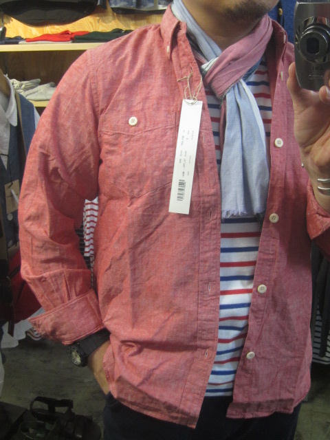 爽やかに・・・★★★ RED Shambre SHIRTS 。。。By PATRICK_d0152280_1354174.jpg