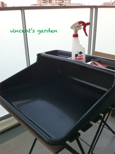置くだけ 植え替え作業用テーブル完成 ぶいくんの庭 置くだけ 植え替え作業用テーブル完成 ぶいくんの庭