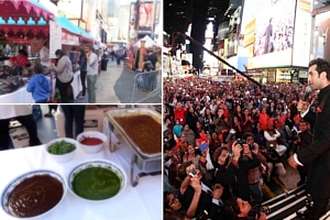 NYタイムズ・スクエアで史上初のインドの光のお祭り開催 Diwali at Times Square_b0007805_19552635.jpg