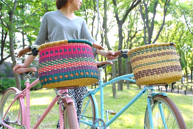 カゴ カゴ カゴ アロハロコ Asungtaba Bike Basket おしゃれ 自転車 バスケット サイクルショップ リピト イシュタール スタッフのあれこれそれ