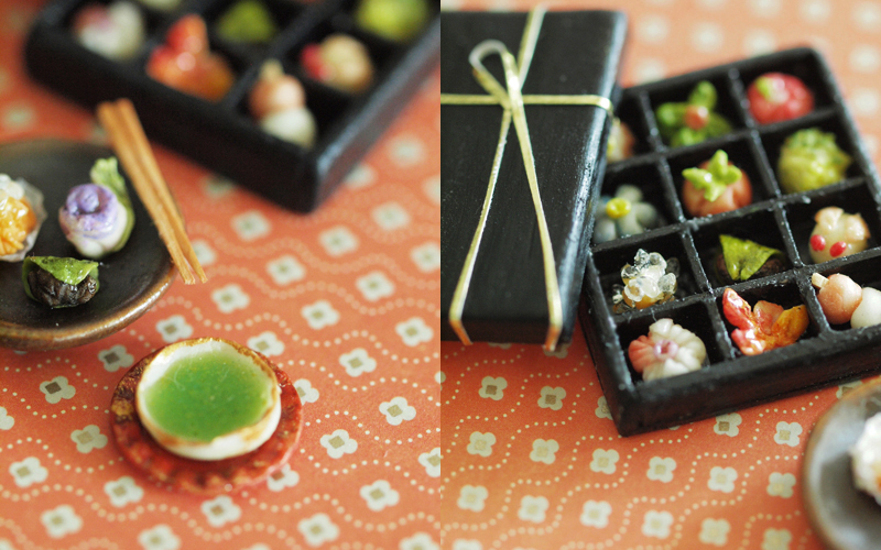 miniature* 　和菓子　（京菓子）_e0172847_1421196.jpg