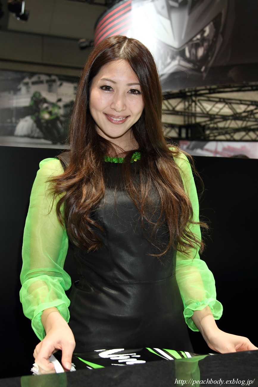 朝倉あや さん（株式会社カワサキモータースジャパン ブース