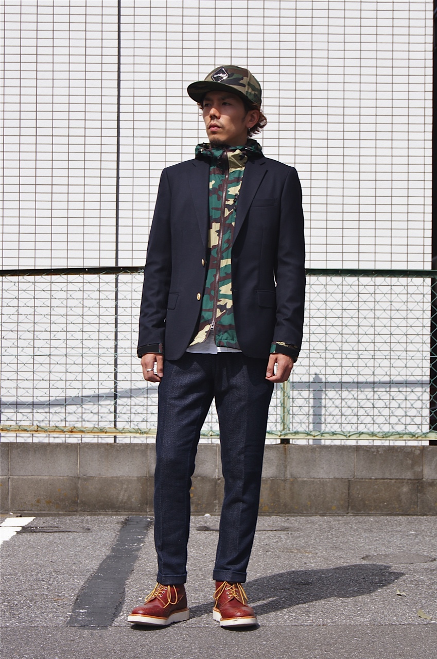 F.C.R.B. - CAMOUFLAGE JKT LAYERED STYLE!!_c0079892_21162540.jpg