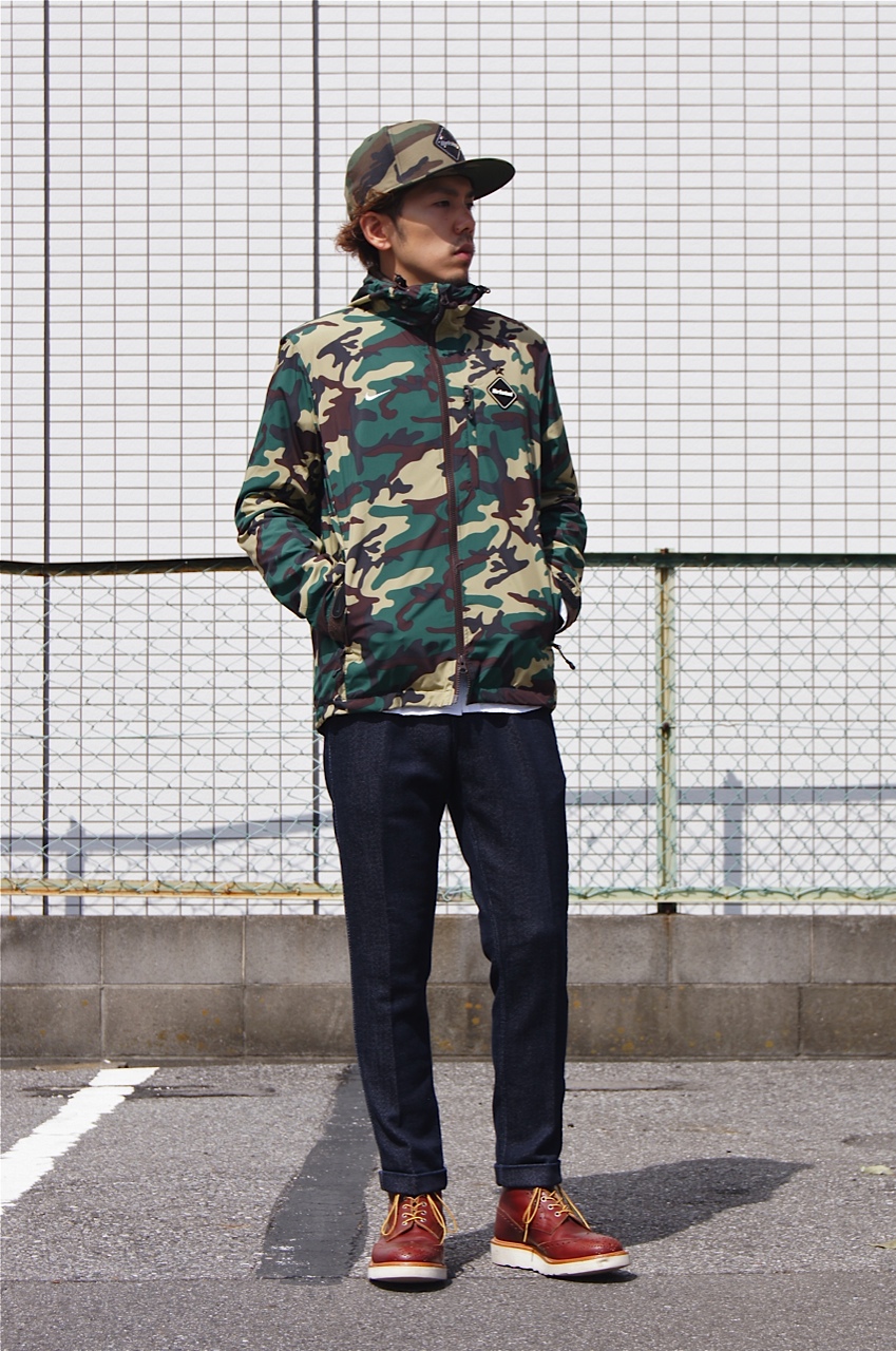 F.C.R.B. - CAMOUFLAGE JKT LAYERED STYLE!!_c0079892_21182013.jpg