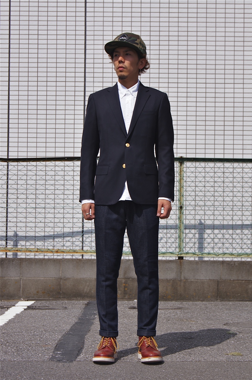 F.C.R.B. - CAMOUFLAGE JKT LAYERED STYLE!!_c0079892_21184077.jpg