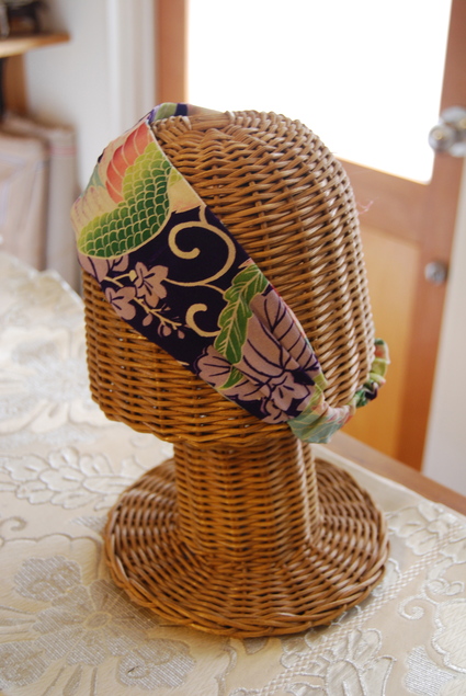 着物リメイク・ヘアーアクセサリー(ヘアーバンド)_d0127925_13442511.jpg