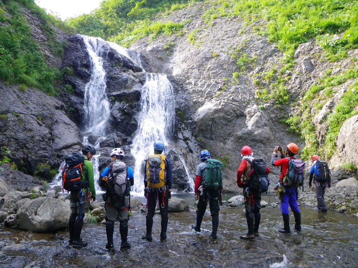 美渓の焼石岳尿前川本沢を遡行 ～ ２０１３年９月２１日_f0170180_71336100.jpg