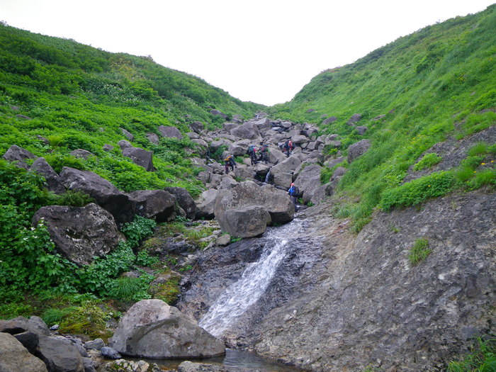 美渓の焼石岳尿前川本沢を遡行 ～ ２０１３年９月２１日_f0170180_7295194.jpg