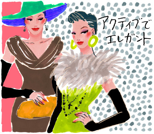 シニアの女性!の、エチケット!は、帽子!に、お尻の隠れる、丈長の服!は、常識~!_d0060693_19114141.jpg