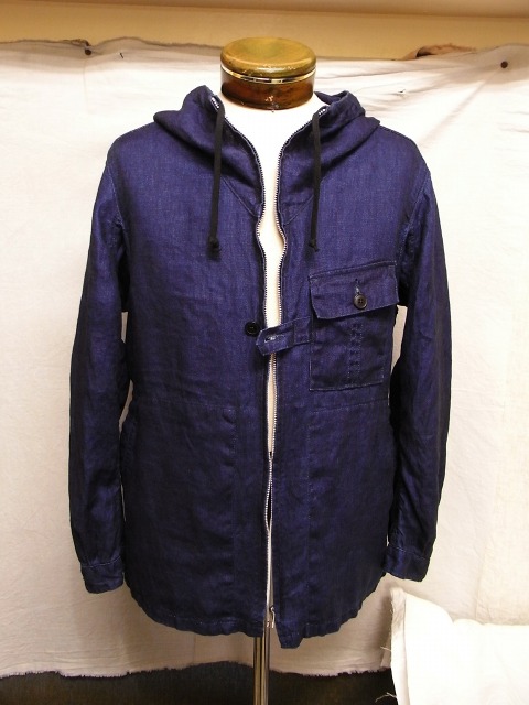 frenchwork indigolinen zip parka_f0049745_143348.jpg