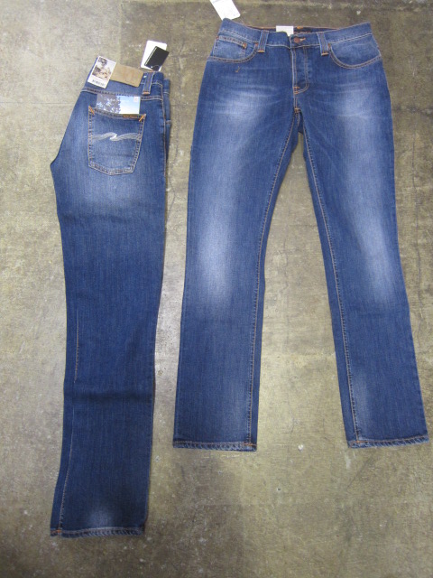 NUDIE JEANS ・・・ GRIM TIM (NEW) 適度なBLUE の色落ちが◎◎◎_d0152280_16302449.jpg