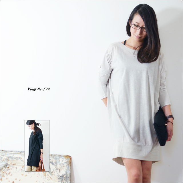 Vingt Neuf 29 [ヴァンヌフ] COCOON TUNIC [VN-T09-3A]_f0051306_20124145.jpg