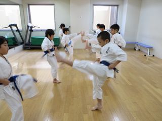 土曜日空手 今日も新しい仲間です!_c0118332_23363150.jpg
