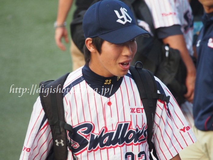 山田哲人&川島慶三選手フォト@神宮9月_e0222575_10283670.jpg