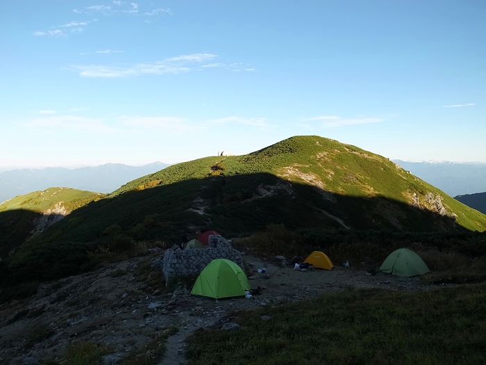 2013.9.22-23 中央アルプス縦走day1(木曾駒ロープウェイ山頂ー檜尾岳避難小屋)_b0219778_21312439.jpg