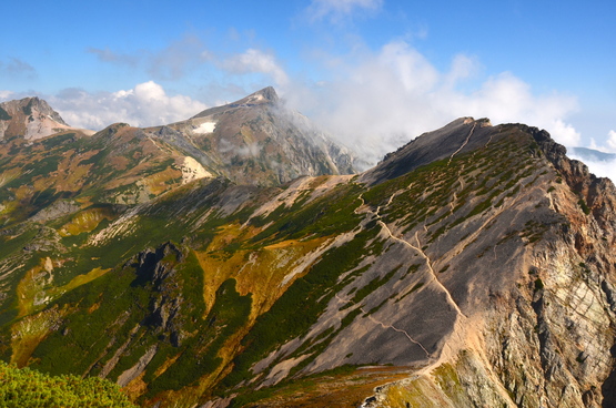 白馬三山縦走 その2_e0111396_17392574.jpg