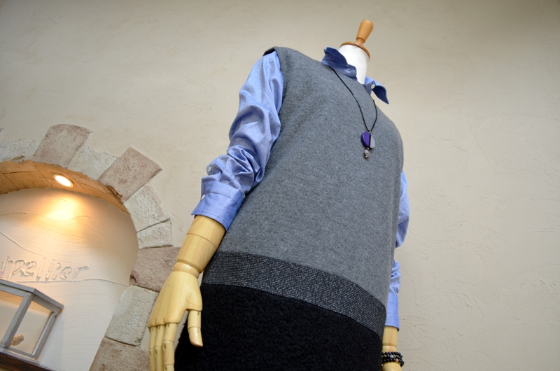 ”万能ワイヤー＆シャーリングシャツ＆ボクシーラインワンピ”_d0153941_11543049.jpg