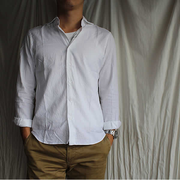 ARBRE (アルブル)　『royal oxford wide collar shirt』_c0181543_022835.jpg