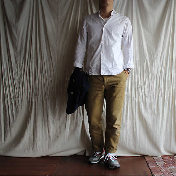 ARBRE (アルブル)　『royal oxford wide collar shirt』_c0181543_02552.jpg