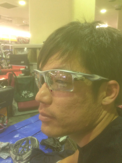 金栄堂サポート:日本大学自転車競技部・浜地一徳選手アイウェアインプレッション!_c0003493_11361788.jpg