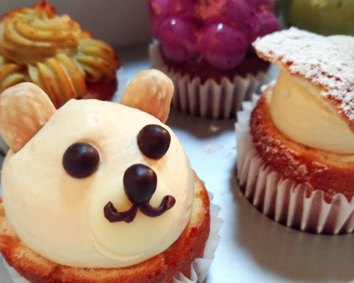 くまとカエルのカップケーキ E レシピblog くまとカエルのカップケーキ E レシピblog