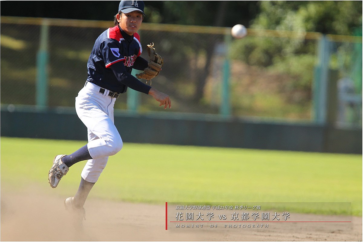 京滋大学野球連盟　花園大学 vs 京都学園大学_b0170881_2041265.jpg