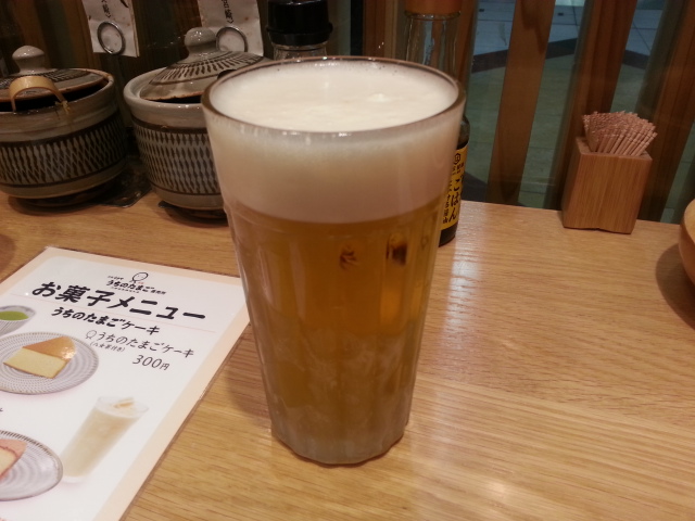 9/29 うちのたまご羽田空港店 たまご丼大盛り+あおさ味噌汁 @ 羽田空港第1ターミナル_b0042308_239633.jpg