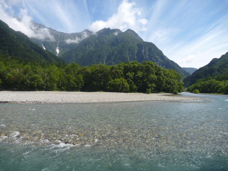 色々なアングルから穂高と梓川の美と迫力のコラボを体感・上高地－信州高原サイクリング・高山・乗鞍編⑩_e0138081_4344777.jpg